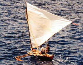 Satawal canoe